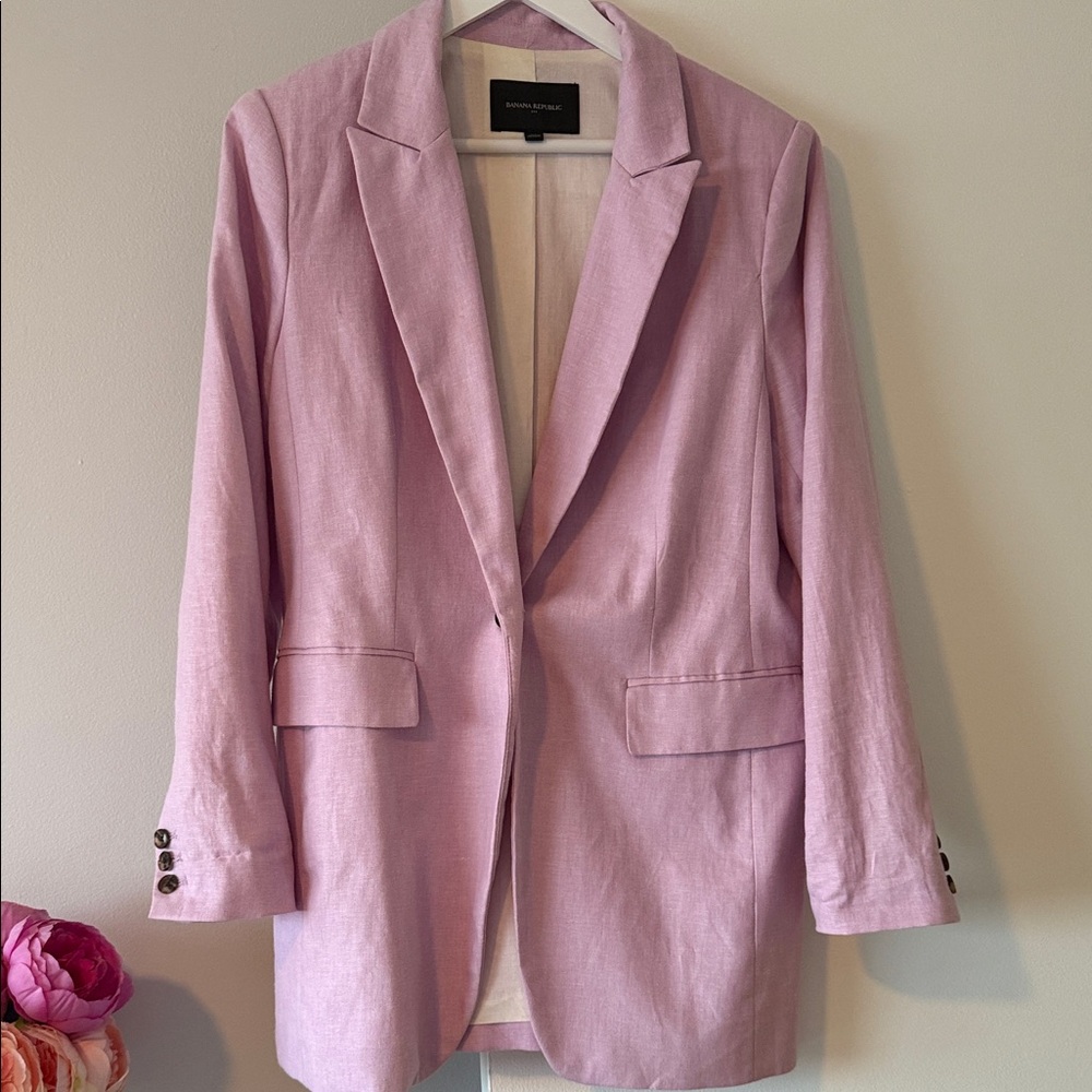 Linen and Cotten Banana Rebublic  Blazer